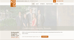 Desktop Screenshot of ksglaw.com